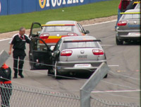 on the grid for race 2