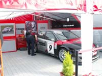 preparing the car