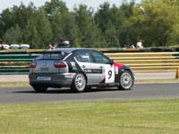 coming up to the final corner