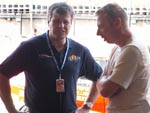 Tim Harvey getting the rundown