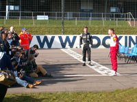 facing the press