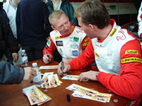 pit lane walkabout with Chris